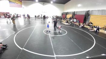 67 lbs Round 2 - Weston Murschel, Mantanona TC vs Jayla Preciado, Riverside Rascals