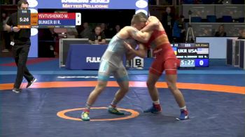 72 kg Quarterfinal - Ray Bunker, USA vs Maksym Yevtushenko, UKR