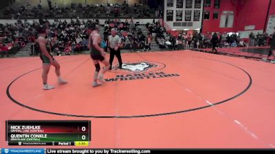 150 lbs Cons. Round 4 - Nick Zuehlke, Crystal Lake (CENTRAL) vs Quentin Conkle, Grayslake (CENTRAL)