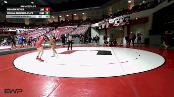135 lbs Quarterfinal - Nevaeh Reyes, Lawton vs Celina Quezada-Clift, Comanche High School Girls