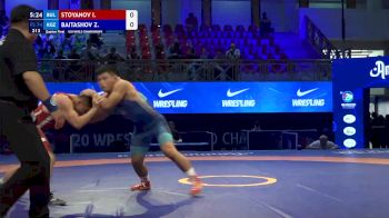 74 kg 1/4 Final - Ivan Stoyanov, Bulgaria vs Zhakshylyk Baitashov, Kyrgyzstan