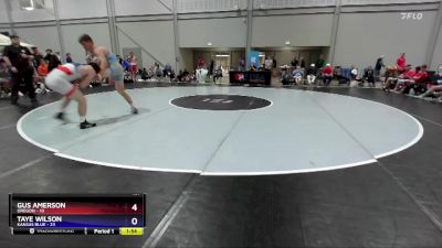 157 lbs Placement Matches (16 Team) - Gus Amerson, Oregon vs Taye Wilson, Kansas Blue