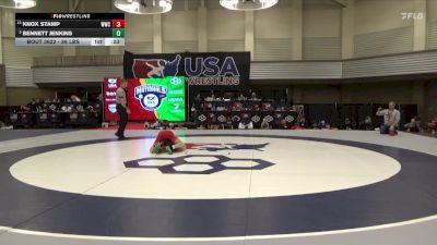 86 lbs 1st Place Match - Knox Stamp, Wheeling Wrestling Club vs Bennett Jenkins