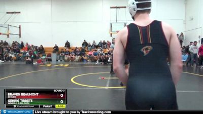 DIVISION 18 lbs Round 3 - Gehrig Tibbets, Waverly-Shell Rock vs Braven Beaumont, Denver