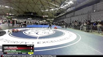 53 lbs Quarterfinal - Luke Vizgaudis, Twin City Wrestling Club vs Carson Crape, NorthEast 509 Wrestling Club