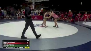 164 lbs Round 4 (6 Team) - Abby Siecienski, MDWA vs Bianca Pesole, SAWA