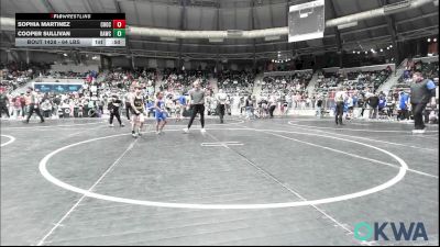 64 lbs Consi Of 16 #2 - Sophia Martinez, Choctaw Ironman Youth Wrestling vs Cooper Sullivan, Broken Arrow Wrestling Club