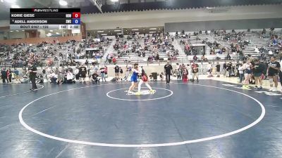 125 lbs Cons. Round 4 - Korie Giese, NW Spartans Wrestling vs Adell Anderson, Shelton Wrestling Club