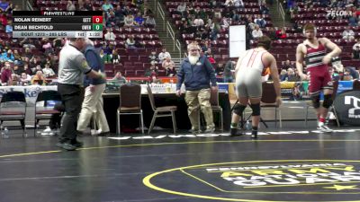 285 lbs Semifinal - Nolan Reinert, Gettysburg vs Dean Bechtold, Owen J. Roberts