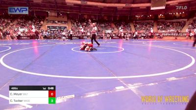 49 lbs Round Of 16 - Colby Meyer, Sebolt Wrestling Academy vs Callahan Tucker, Wadsworth Battlezone