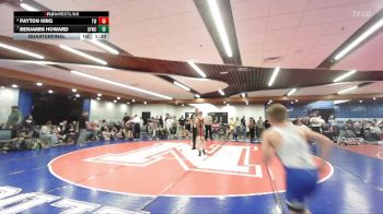 105 lbs Quarterfinal - Benjamin Howard, Glenn Ferry Wrestling Club vs Payton King, TW Wrestling