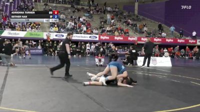 138 lbs Semis & 3rd Wb (16 Team) - Adrienna Turner, Grand View vs Esther Han, University Of Providence