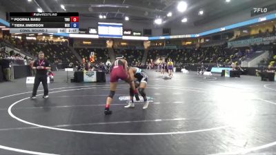 160 lbs Cons. Round 3 - Tiera Jimerson, North Central College vs Poorna Babu, Texas Woman`s University