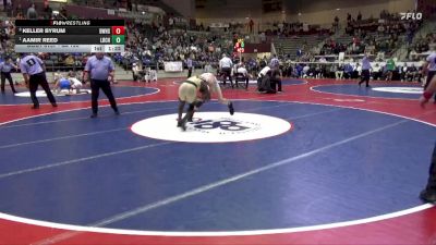 6A 120 lbs 1st Place Match - Aamir Reed, Little Rock Central High School vs Keller Byrum, Bentonville West High School