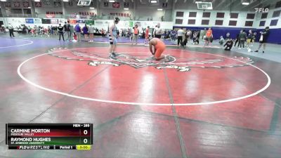 285 lbs Cons. Round 1 - Raymond Hughes, St. Ambrose University vs Carmine Morton, Missouri Valley