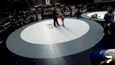 130 lbs Aliyhana Hernandez, NAWA - North Area Wrestling Association vs Alexa Rangel, SJWA - San Joaquin Wrestling Association