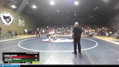 220 lbs 1st Place Match - Michael Murillo, Bakersfield vs David Ozuna, Clovis West