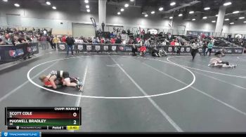 87 lbs Champ. Round 3 - Scott Cole, RI vs Maxwell Bradley, OK