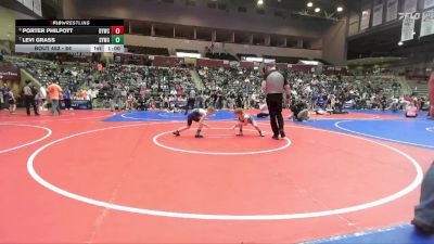 64 lbs Cons. Round 1 - Porter Philpott, Dover Youth Wrestling Club vs Levi Grass, Springdale Youth Wrestling Club