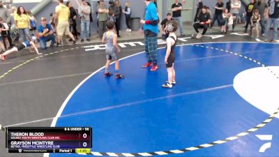 56 lbs Round 1 - Theron Blood, Valdez Youth Wrestling Club Inc. vs Grayson McIntyre, Bethel Freestyle Wrestling Club