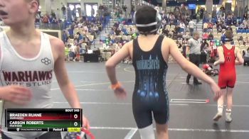 90 lbs Cons. Round 2 - Carson Roberts, Panthers vs Braeden Ruane, Warhawks