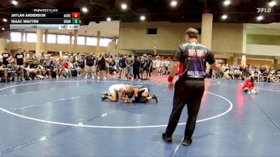 120 lbs Round 5 (6 Team) - Jaylah Anderson, All American WC vs Isaac Nguyen, BRAWL White