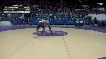 197 lbs Champ. Round 2 - Luis Salazar, Buena Vista vs Jackson Brinker, Cornell College