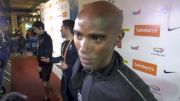 Mo Farah after 3K win, says he will double, speaks on having different training plan from Galen Rupp