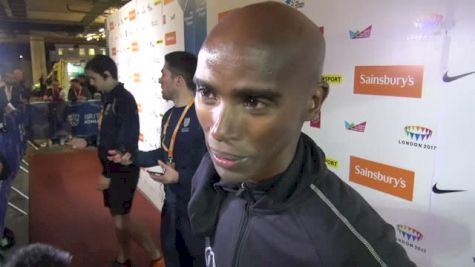 Mo Farah after 3K win, says he will double, speaks on having different training plan from Galen Rupp