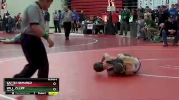 120 lbs Round 1 - Will Jolliff, Findlay vs Carter DeMarco, Graham