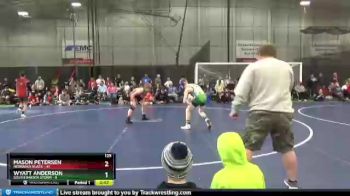 125 lbs Quarterfinals (8 Team) - Mason Petersen, Nebraska Black vs Wyatt Anderson, South Dakota Storm