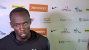 Usain Bolt is BACK! Runs 9.87 twice at London Diamond League