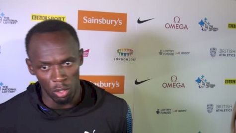 Usain Bolt is BACK! Runs 9.87 twice at London Diamond League