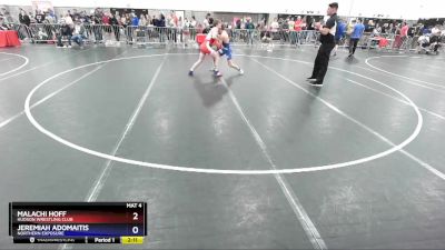 138 lbs Semifinal - Malachi Hoff, Hudson Wrestling Club vs Jeremiah Adomaitis, Northern Exposure