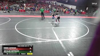 70 lbs Cons. Round 3 - Brynlee Seffrood, Monroe Wrestling Club vs Piper Cathman, Riverdale Wrestling Club