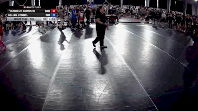 105 lbs Cons. Round 3 - Madison Leonard, Central Hardin Wrestling Club vs Lillian Kendel, The Barn Athletic Club LLC