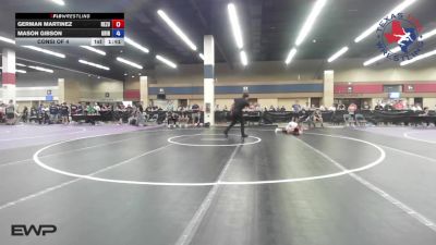 100 lbs Consi Of 4 - German Martinez, ReZults Wrestling vs Mason Gibson, Grind Wrestling Club