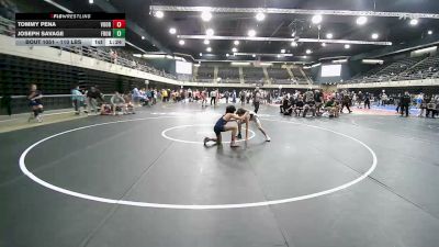 110 lbs Consi Of 8 #2 - Tommy Pena, Voorhees Township vs Joseph Savage, Front Royal