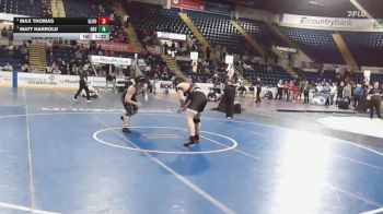 215 lbs Semifinal - Max Thomas, Gloucester vs Matt Harrold, Haverhill