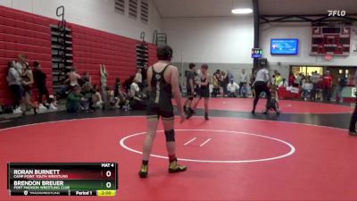 Cons. Round 1 - Roran Burnett, Camp Point Youth Wrestling vs Brendon Breuer, Fort Madison Wrestling Club