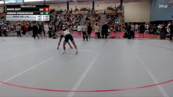 141 lbs Champ. Round 2 - Royce Butt, UW-Eau Claire vs Lennon Steinkuehler, Harper CC