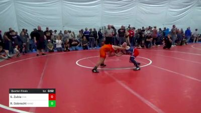 98 lbs Quarterfinal - Sebastian Zubia, Chambersburg vs Reid Gobrecht, Hanover