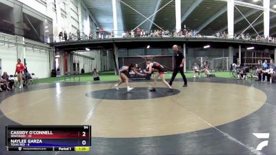 94 lbs Round 1 (6 Team) - Cassidy O`Connell, Wisconsin vs Naylee Garza, Texas Red