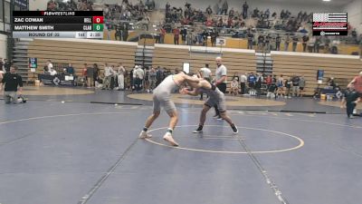 149 lbs Round Of 32 - Zac Cowan, Bellarmine vs Matthew Smith, Clarion