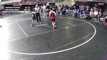 85 lbs Champ. Round 2 - Eric Matias Trejo, Wood River Wrestling Club vs Harrison Pflaster, Impact Wrestling Club