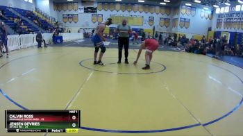 215 lbs Round 1 (8 Team) - Jensen Devries, Attack WC vs Calvin Ross, Panhandle Gator Dogs