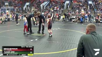 55 lbs Cons. Round 1 - Tucker Adee, Northwest Red Crushers vs Bryce Reynolds, Ram Chargers