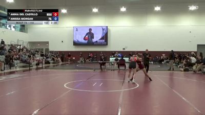 110 lbs Cons. Round 3 - Anika Del Castillo, Mt. San Antonio College vs Arissa Morgan, Palomar College