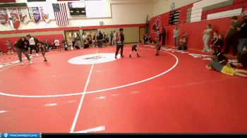 39-42 lbs Round 1 - Nayeli DeLaRosa, Moses Lake Wrestling Club vs Jasper Hafer, Othello Wrestling Club