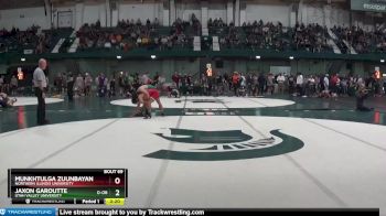 157 lbs Champ. Round 2 - Munkhtulga Zuunbayan, Northern Illinois University vs Jaxon Garoutte, Utah Valley University